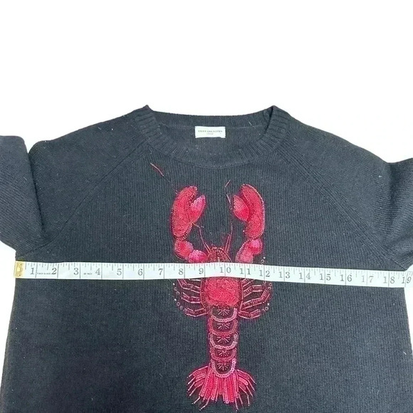 Dries Van Noten Dali Sequin Embroidered Lobster Cashmere Sweater - Rare - Picture 8 of 8